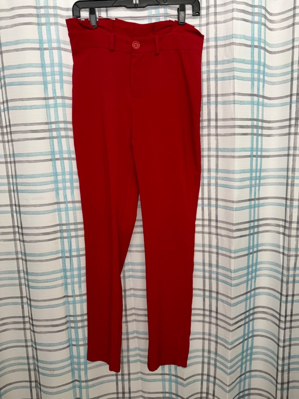 Red Women’s Slim Dress Pants